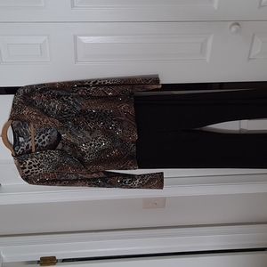 Jumpsuit black and multiple color